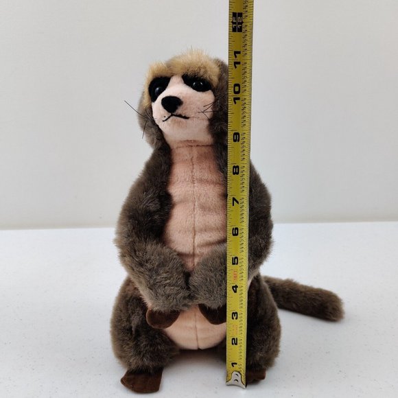 K & M Toys Km International Brown Gray Meerkat Realistic Stuffed Animal Plush 200 Poshmark